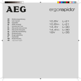 AEG Ergorapido AG3013 2 in 1 Vacuum Cleaner Manual do usuário