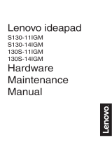 Lenovo IdeaPad S130 11.6 Inch Celeron 4GB 64GB Cloudbook Manual do usuário