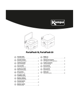 Dometic Kampa Portaflush 10, Portaflush 20 Instruções de operação