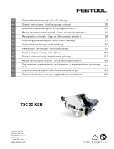 Festool TSC 55 5,2 KEBI-Plus/XL Instruções de operação
