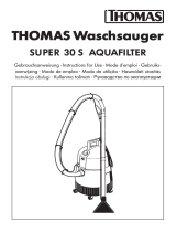 Thomas SUPER 30 S Aquafilter Manual do proprietário