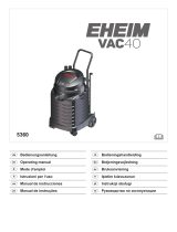 EHEIM Nozzle set and filter for VAC40 Manual do proprietário