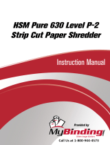MyBinding HSM HSM2361 Manual do usuário