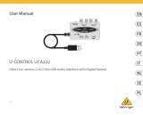 Behringer Ultra-Low Latency 2 In 2 Out USB Audio Interface Manual do usuário