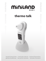 Miniland Baby Thermo Talk Manual do usuário