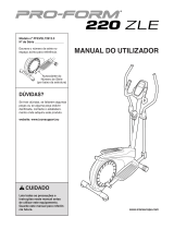 Pro-Form 220 Zle Elliptical User manual