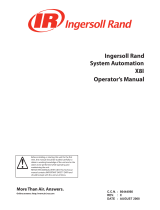 Ingersoll-Rand X8I Manual do usuário