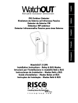 Risco watchout 312PR Installation Instructions Manual