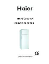 Haier HRFZ-250D Manual do usuário