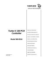 Varian Turbo-V 150 PCB Manual do usuário