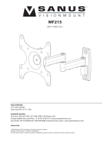 Sanus MF215 Manual do usuário