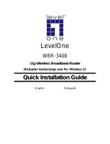 LevelOne NetCon WBR-3408 Quick Installation Manual