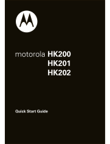 Motorola HK201 Guia rápido
