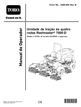 Toro Reelmaster 7000-D 4-Wheel Drive Traction Unit Manual do usuário