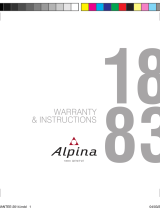 Alpina AL-718 Warranty & Instructions