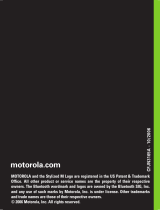 Motorola T305 BULK Manual do usuário