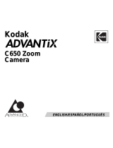 Kodak Advantix C650 Manual do usuário