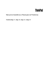 Lenovo ThinkPad Edge 14 Manual De Assistência E Resolução De Problemas