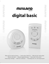 Miniland Baby Digital Basic 89063 Manual do usuário