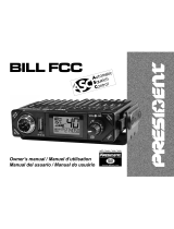 PRESIDENT BILL FCC Manual do proprietário