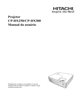 Hitachi CPDX300 Manual do proprietário