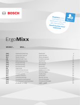 Bosch MS6CB61V5 ErgoMixx Manual do proprietário