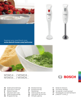 Bosch CleverMixx Spotlight MFQ2520B Manual do proprietário