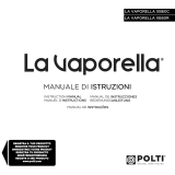 Polti La Vaporella XB50R Manual do proprietário