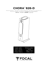 Focal Chora 826 D Dark wood Manual do usuário