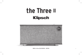 Klipsch Lifestyle The Three II Noir Mat Manual do proprietário