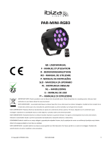 Ibiza Par mini RGB3 Manual do usuário