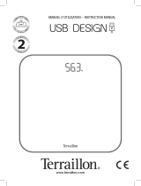 Terraillon USB DESIGN Manual do proprietário