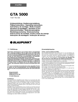 Blaupunkt gta 5000 Manual do proprietário