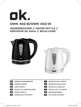 OK. OWK 402-W Manual do usuário