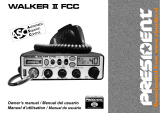 PRESIDENT WALKER II FCC Manual do proprietário