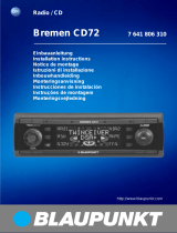 Blaupunkt Bremen CD72 Manual do proprietário