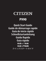 Citizen P990 Smartwatch Manual do proprietário