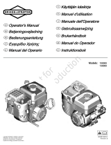 Simplicity ENGINE, MODELS M10D100 M13D100, SNOW Manual do usuário
