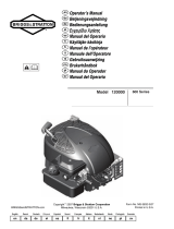 Simplicity WESTERN EUROPEAN OPERATOR'S MANUAL FOR HYBRID ENGINE MODEL SERIES 120T00 Manual do usuário