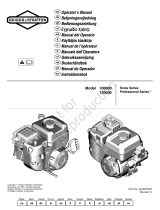 Simplicity ENGINE, MODEL M10D100 M13D100, SNOW Manual do usuário