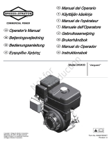 Simplicity ENGINE, MODEL 245400, VANGUARD Manual do usuário