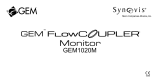 GEM FlowCOUPLER GEM1020M Manual do usuário