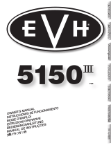 Evh 5150 III 50 Watt Head Manual do proprietário