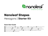 Nanoleaf Shapes Hexagon Starter Kits (NL42-6002HX-15PK) Manual do usuário