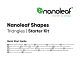 Nanoleaf Shapes Triangles Starter Kits (NL47-6002TW-15PK) Manual do usuário