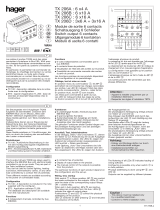 Hager TX 206A Guia rápido