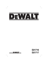 DeWalt D21716K T 10 Manual do proprietário