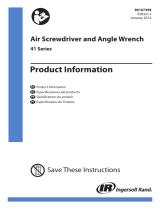 Ingersoll-Rand 41 Series Informação do produto