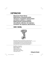 Hitachi WM 10DBL Instruções de operação