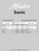 Hunter Fan 50864 Parts Guide